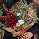 Новогодний букет из Нобилиса