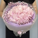 Букет «Гортензия с гипсофилой»