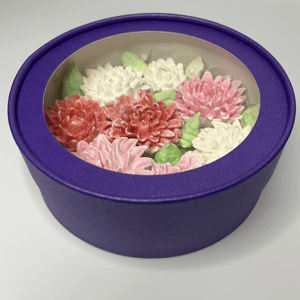 Зефирная композиция "Хризантемы"