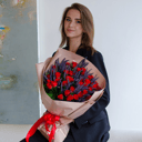 Букет с кустовыми розами