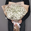 Букет нежный-снежный из гипсофил