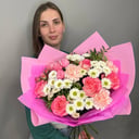 Букет настроение с розами