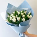 Букет «25 белых тюльпанов»