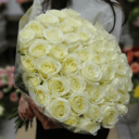 Букет из 29 белых роз