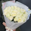 Букет «21 Роза Аваланж 60 см»