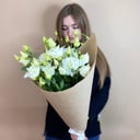 Букет белой эустомы