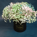 Шляпная коробка с цветами «композиция Болеро»