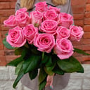 Букет «15 розовых роз»