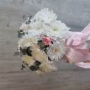 бокс из хризантем