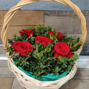 Корзина с цветами «Лето в душе» из роз