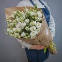 Букет из 19 эустом в крафте