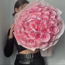 Букет «Розы нежные розовые»