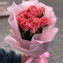 Букет «Розовое послание»