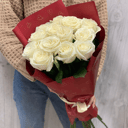 Букет «Белый танец» из роз