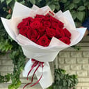 Букет «Счастье (роза 25 штук)»