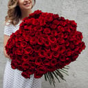 Букет «Красные розы 101 шт»