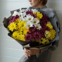 Букет Кустовых Хризантем