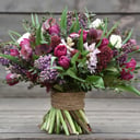 Букет тюльпанов с сиренью