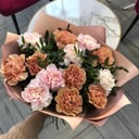 Букет «Нежный микс диантусов» из гвоздик