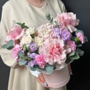 Букет «Нежная композиция с французскими розами»