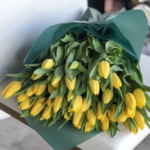Букет «51 желтый тюльпан»