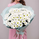 Букет «Облако ромашек» из хризантем