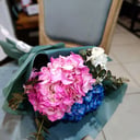 Букет «Пронзительный взгляд» из гортензий