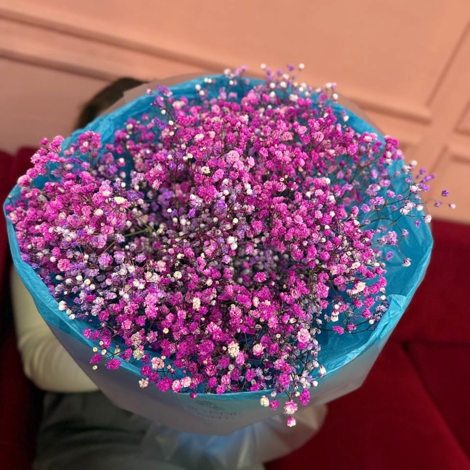 Моно-букет из гипсофил