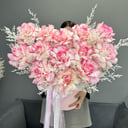 Коробка с цветами «Букет роскошь» из роз