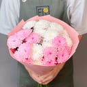 Букет из 5 кустовых хризантем