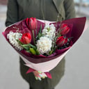 Букет «Buket 31» из тюльпанов и экзотических цветов