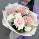 Букет из Французских роз и диантусов