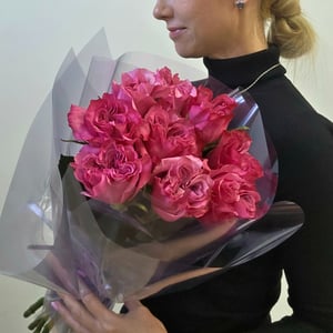 Букет из пионовидных роз Кантри Блю