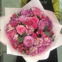 Букет «Королевский шик» из роз и пионов