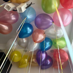 Яркое ассорти из 25 шаров металлик