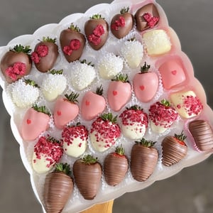 Микс-набор с клубничкой и маршмеллоу