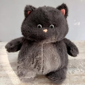 Мягкая игрушка "Кот пухляш" серый