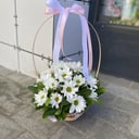 Корзина хризантем