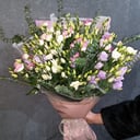 Букет «Весенняя пора» из эустом