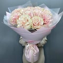 Букет 15 французских роз Розовые фантазии