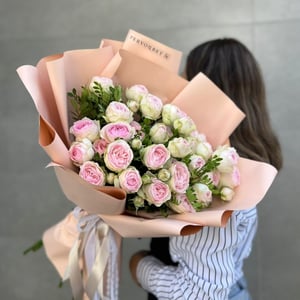 Букет «Пионовидный восторг» из роз