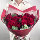 Монобукет из красных роз 1