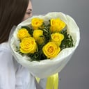 Букет из желтых роз
