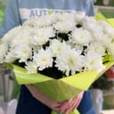 Букет «Белоснежка» из хризантем