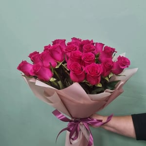 Букет «Малиновый звон» из роз