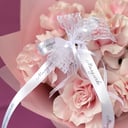 Букет из французской розы Пинк Мондиаль