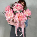 Композиция «Букет в сумочке "Люблю тебя"» из роз