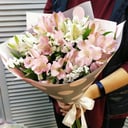 Букет из альстромерий "Время нежности"