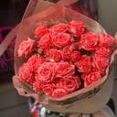 Букет «Пионовидные кустовые розы 9 веток»