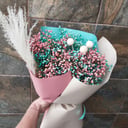 Букет «Гипсофила с сухоцветами 2»